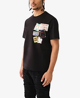 True Religion Men's Short Sleeve Resort Patch T-shirts