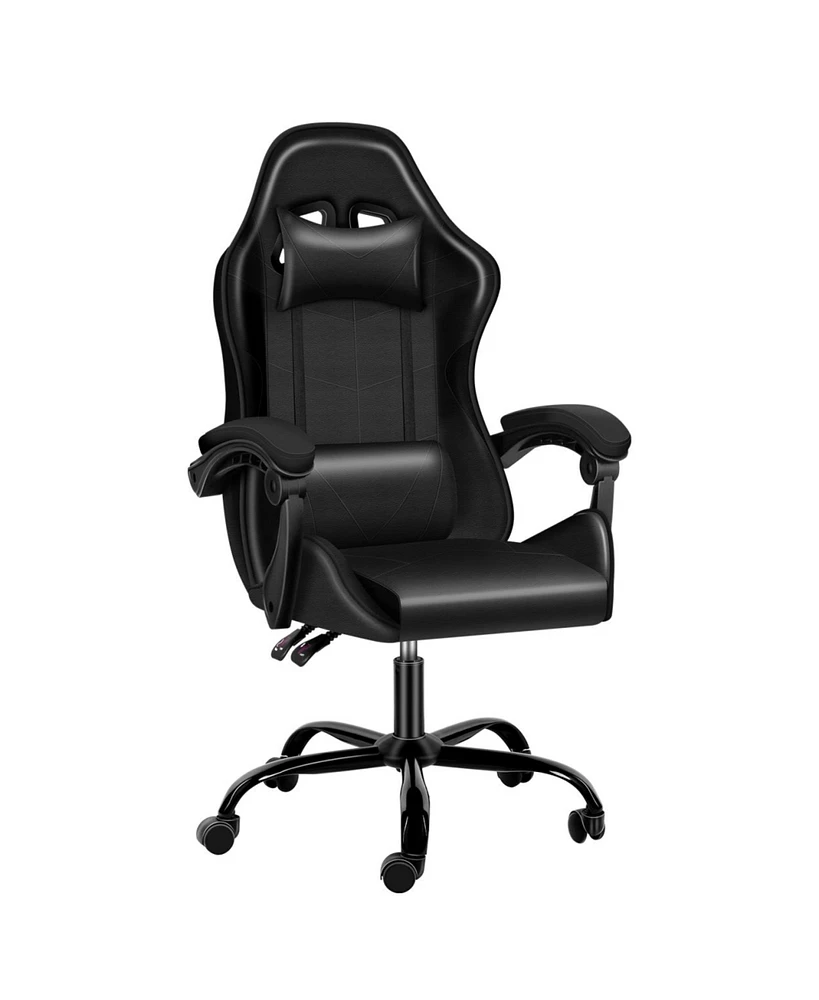 Streamdale Furniture Adjustable Racing Gaming Office Chair, Black