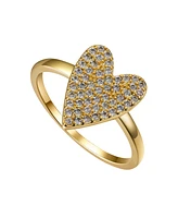 Unwritten Cubic Zirconia Heart Ring