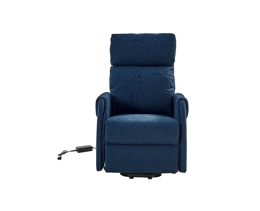Bill Upholstered Lift Assist Power Recliner Chair for Elderly Small Space
