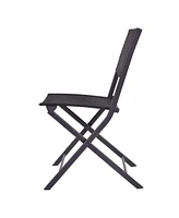 Set of 4 Outdoor Patio Folding Chairs