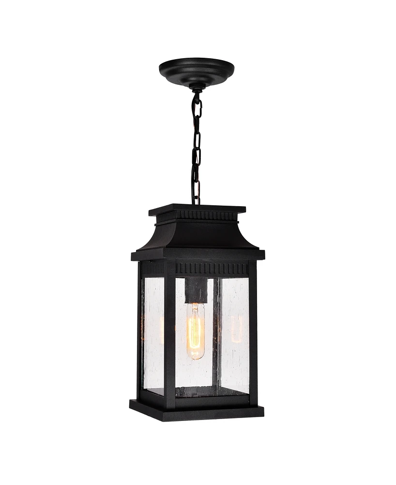 Cwi Lighting 14" Metal Milford 1 Light Outdoor Pendant