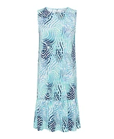 Olsen Women's Sleeveless Water Print Dress