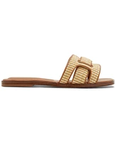 Aldo Women's Elenaa Woven Flat Slide Sandals