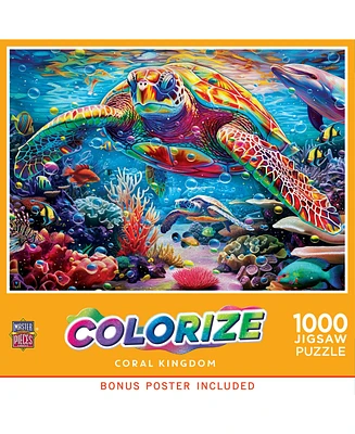 MasterPieces Puzzles MasterPieces Colorize - Coral Kingdom 1000 Piece Jigsaw Puzzle