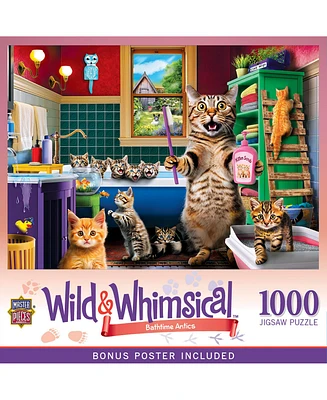 MasterPieces Puzzles MasterPieces Wild & Whimsical Bathtime Antics 1000 Piece Jigsaw Puzzle