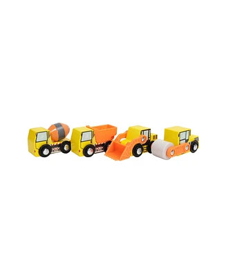 Leo & Friends Wooden Construction Vehicles