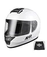 Ahr Run-F3 Full Face Motorcycle Helmet Adult Dot Removable Liner Street Bike Xl