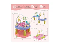 Slickblue 3-in-1 Baby Activity Center with 3-position for 0-24 Months