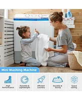 Slickblue 2-in-1 Portable 22lbs Capacity Washing Machine with Timer Control