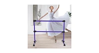 Slickblue 4' Height Adjustable Portable Double Freestanding Ballet Barre