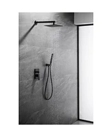 Streamdale Furniture 10" Ceiling Mount Shower System - Matte Black