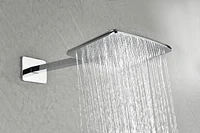 Streamdale Furniture Wall Mounted Waterfall Rain Shower System With 3 Body Sprays & Handheld Shower