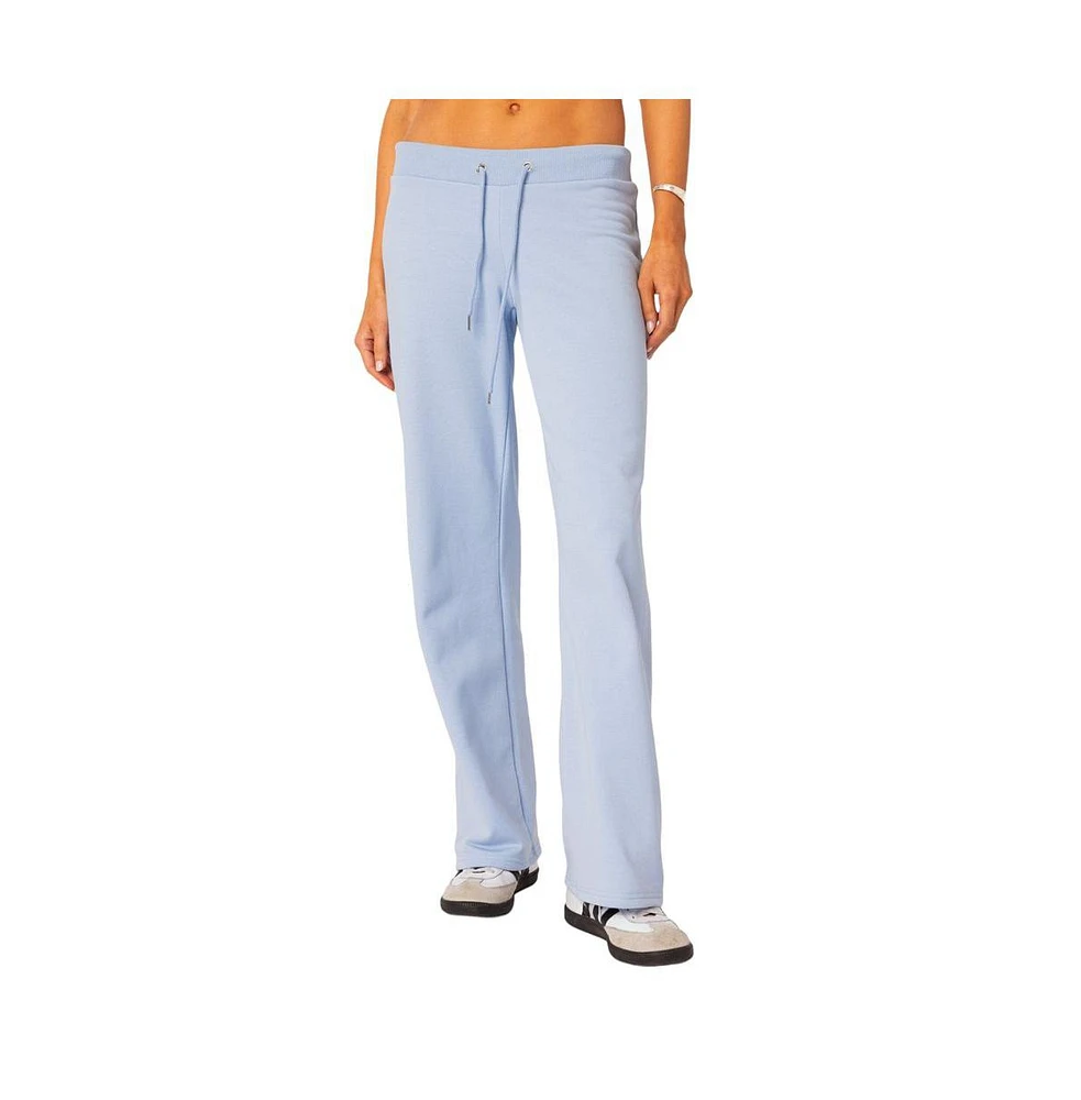 Edikted Women's Quinn Straight Leg Sweatpants