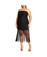 City Chic Plus Ebony Dress