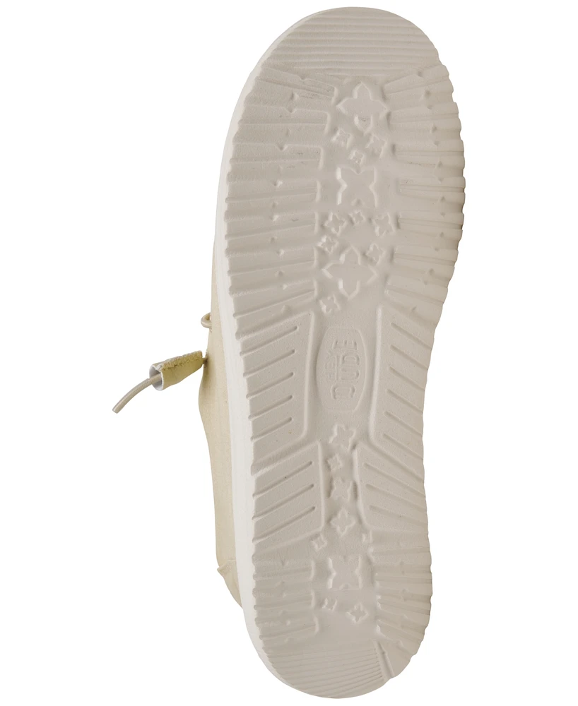 Hey Dude Women's Wendy Canvas Casual Moccasin Sneakers from Finish Line