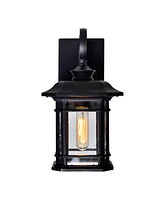 Cwi Lighting 12.9" Metal Blackburn 1 Light Outdoor Wall Lantern