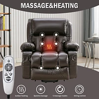 Streamdale Furniture Electric Recliner Chair with Heat & Massage