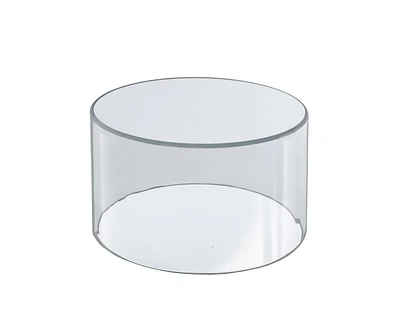 Azar Displays Acrylic Cylinder, Plastic Round Container and Riser, 10"W x 8"H, Gift Shop