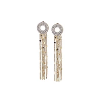 Sohi Women's Gold Dangling Drop Earrings