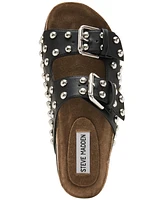 Steve Madden Women's Kali-s Studded Platform Footbed Sandals