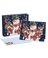 Lang Snowman and Stockings Holiday Cards