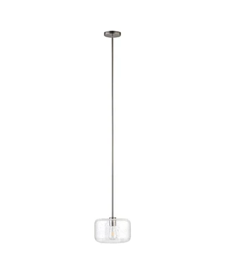 Hudson & Canal Channing 11" Wide Pendant with Glass Shade