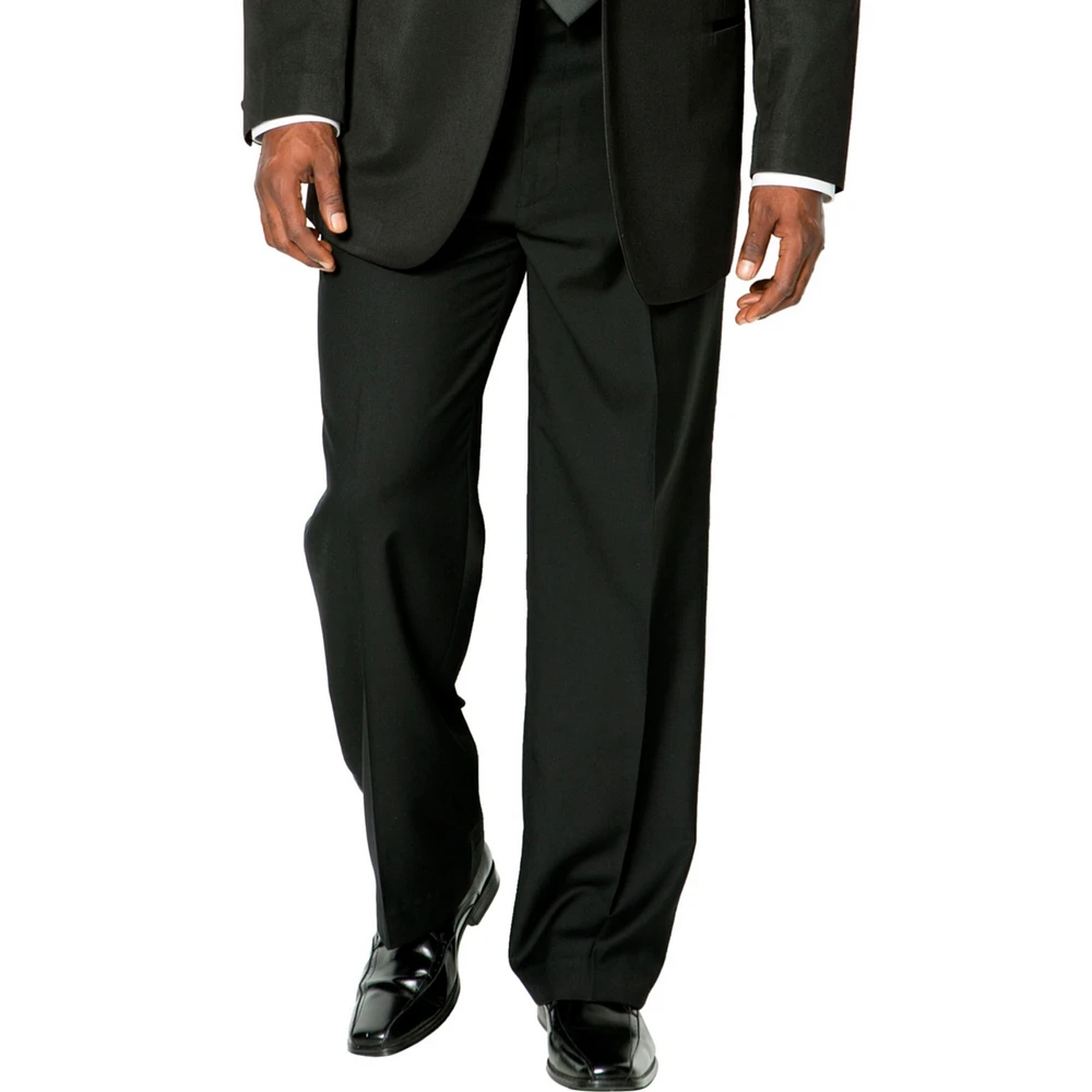 KingSize Big & Tall Plain Front Tuxedo Pants