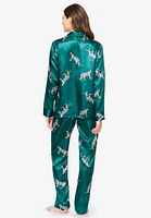 Amoureuse Women's The Luxe Satin Pajama Set