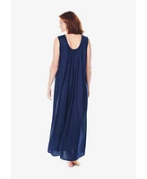 Only Neccessities Plus Necessities Long Tricot Knit Nightgown