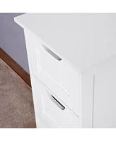 Streamdale Furniture Bathroom Storage Cabinet, Freestanding Cabinet With Drawers