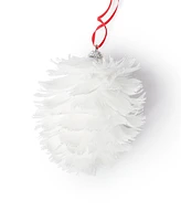 Holiday Lane Northern Lights White Feather Ornament, Exclusively at Macy's