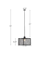 Jaxson Metal Mesh Pendant
