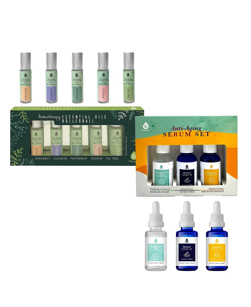 Pursonic Luxe Beauty Essentials Set - Assorted Pre