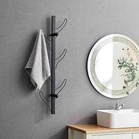 Coat Hat Rack Black