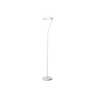 Streamdale Furniture 73" Tall Metal Torchiere Floor Led Lamp With Halo Design, Matte White Finish