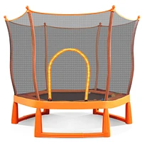 Streamdale Furniture 6FT Toddler Trampoline with Safety Enclosure & Balls