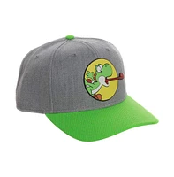 Super Mario Men's Video Game Yoshi Snapback Hat