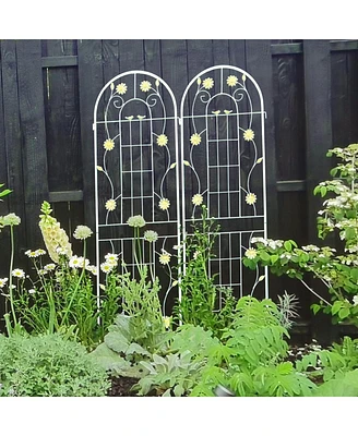 Streamdale Furniture Metal Garden Trellis for Climbing Plants Outdoor Support