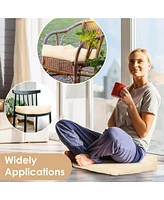 Costway 2PCS 21'' x 21'' Patio Chair Seat Cushion Pads Indoor/Outdoor