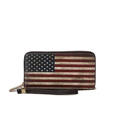 Mkf Collection Uriel Flag Wristlet Wallet by Mia K