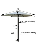 9FT Umbrella Frozen Dew
