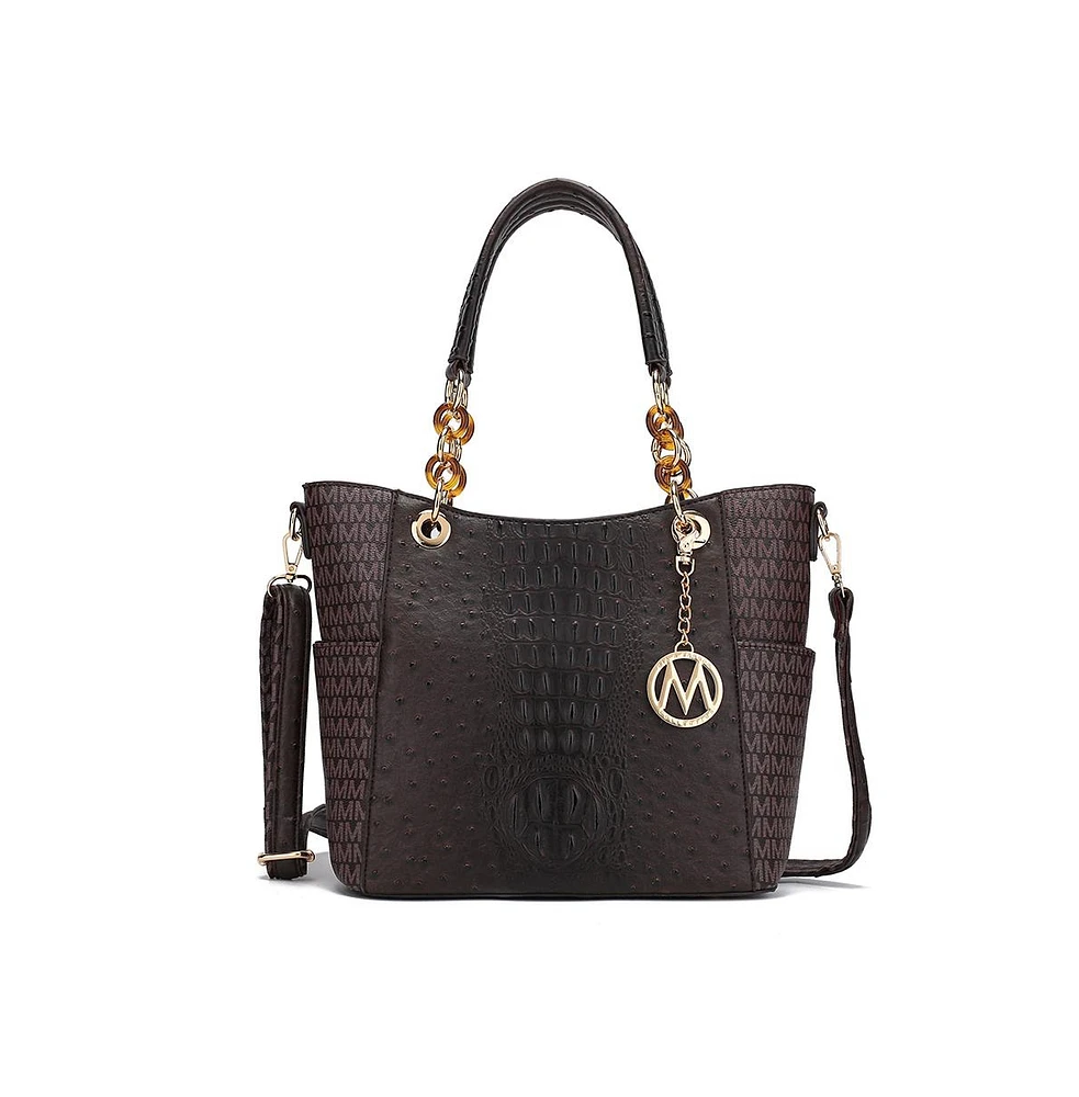 Mkf Collection Miriam Signature Tote Bag by Mia K