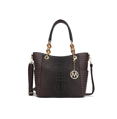 Mkf Collection Miriam Signature Tote Bag by Mia K