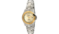 Timetech Women's Stainless Steel Round Two-Tone Bracelet Watch