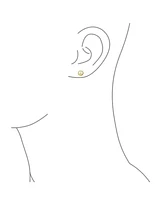 Bling Jewelry Minimalist World Peace Sign Pendant Necklace Gold Plated Sterling Silver