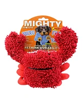 Mighty Microfiber Ball Med Crab Squeaker Dog Toy