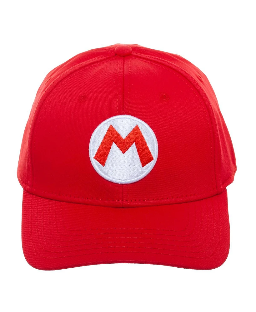 Super Mario Men's Mario Red Cosplay Hat