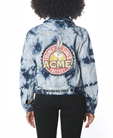 Members Only Women's Bull Denim Looney Tunes Trucker Jacket