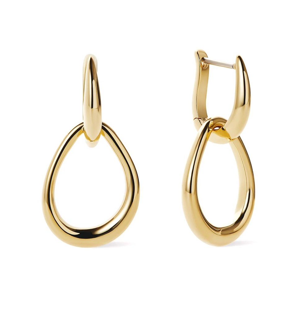 Ana Luisa Gold Drop Earrings - Sage